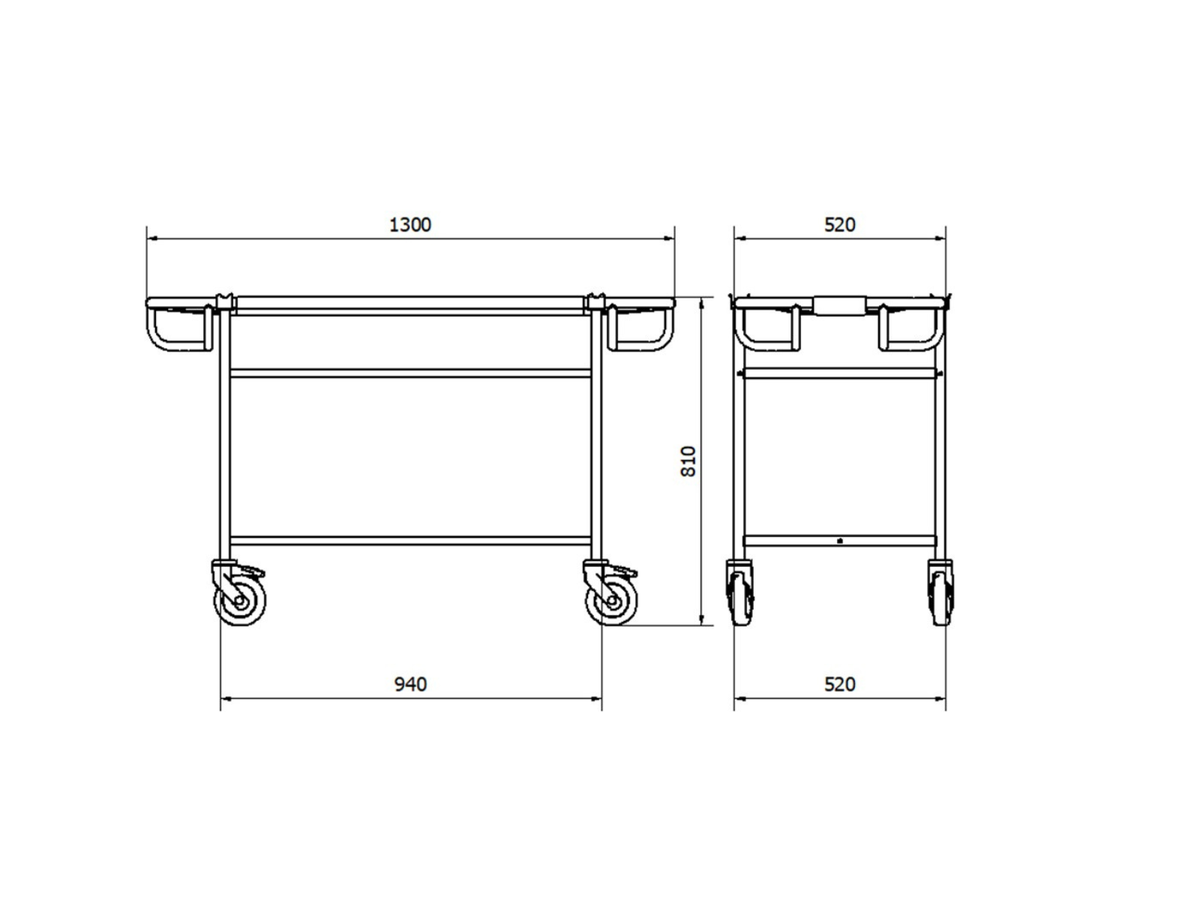 JVet Stretcher Trolley