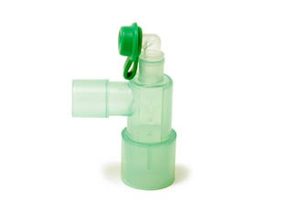 Fixed Elbow 15M Luer Port 22M/15F Connector