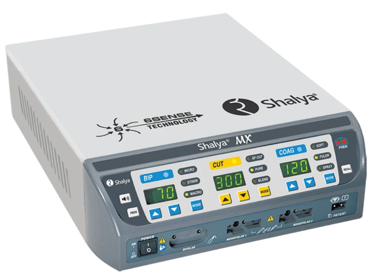 Shalya MX Electrosurgery Unit – Monopolar & Bipolar