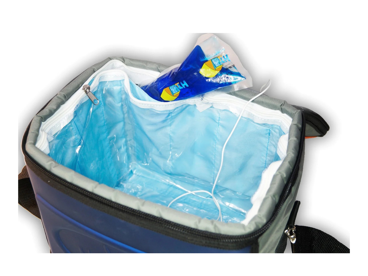 Cool Box: Soft Medical Carrier with Thermometer