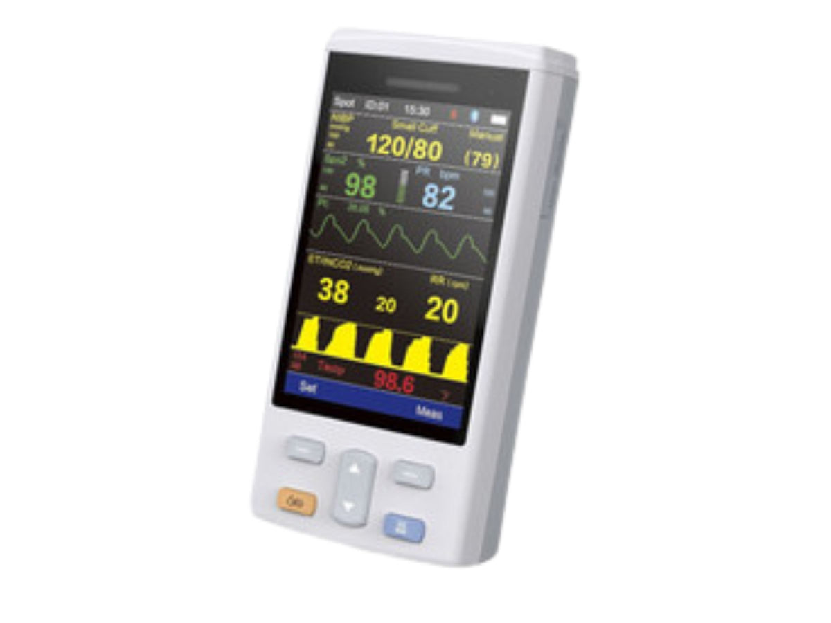 Meditech M6SE Multi-Parameter Monitor - NIBP, SpO2, TEMP, EtCO2