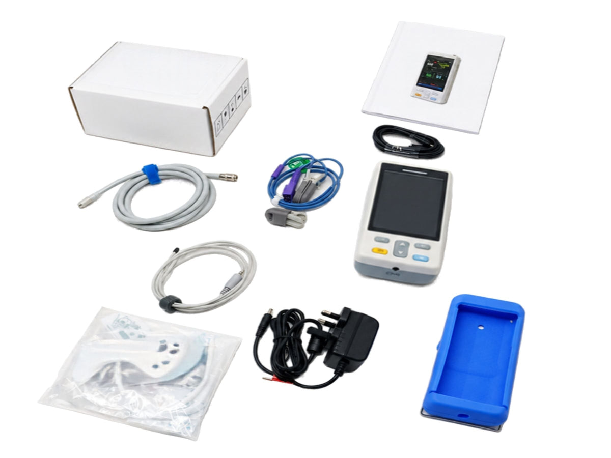 Meditech M6SE Multi-Parameter Monitor - NIBP, SpO2, TEMP, EtCO2