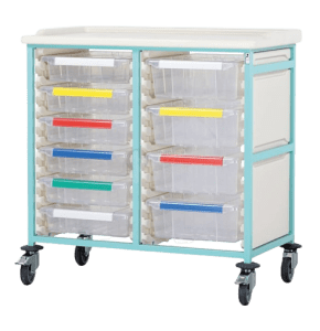 Bristol Maid Double Column Caretray Trolley Photon Surgical Systems Ltd