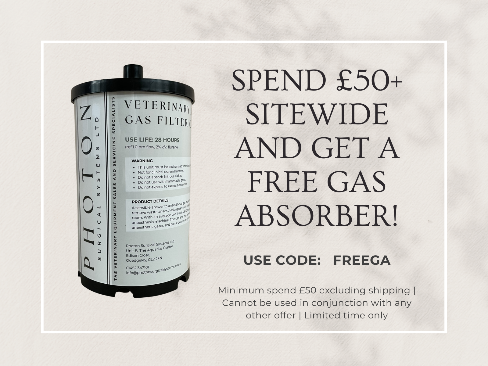 Disposable Anaesthetic Gas Absorbers