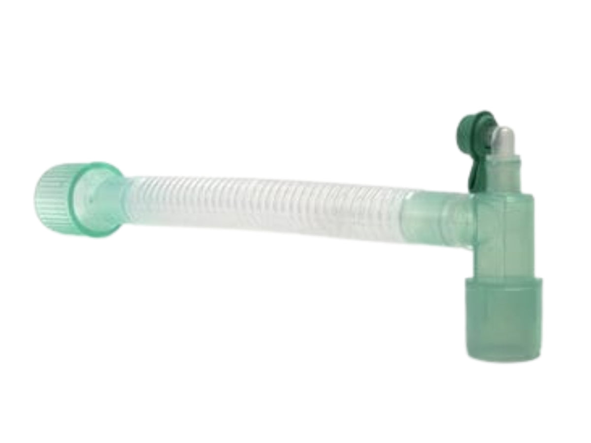 Elbow Catheter Mount 22F + Port – 22M/15F 170mm