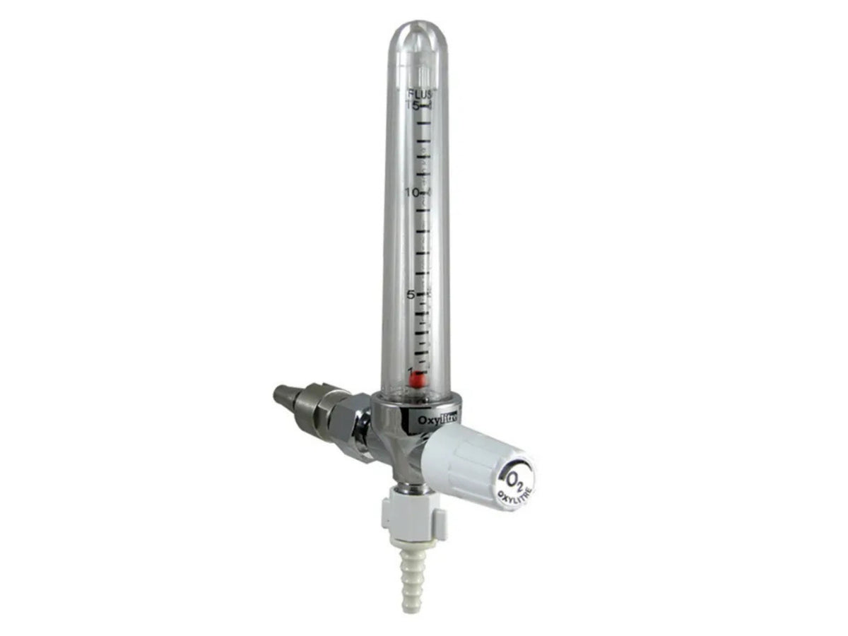 Standard Single Flowmeter Oxygen 0-15lpm