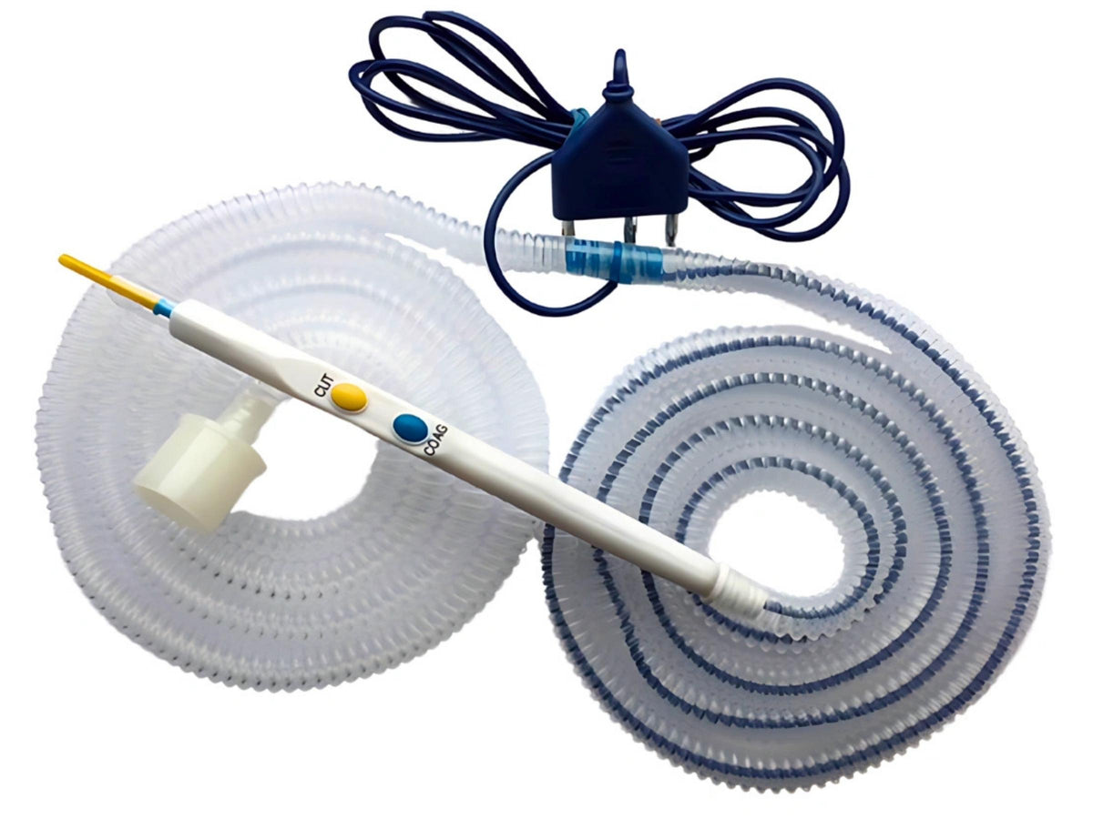 Electrosurgical Pencil with Smoke Evacuation System