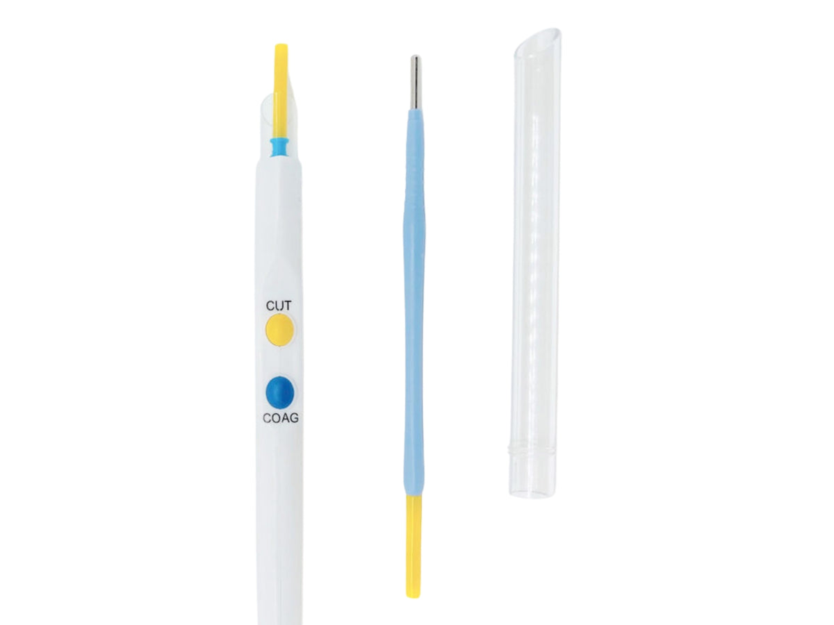 Electrosurgical Pencil with Smoke Evacuation System