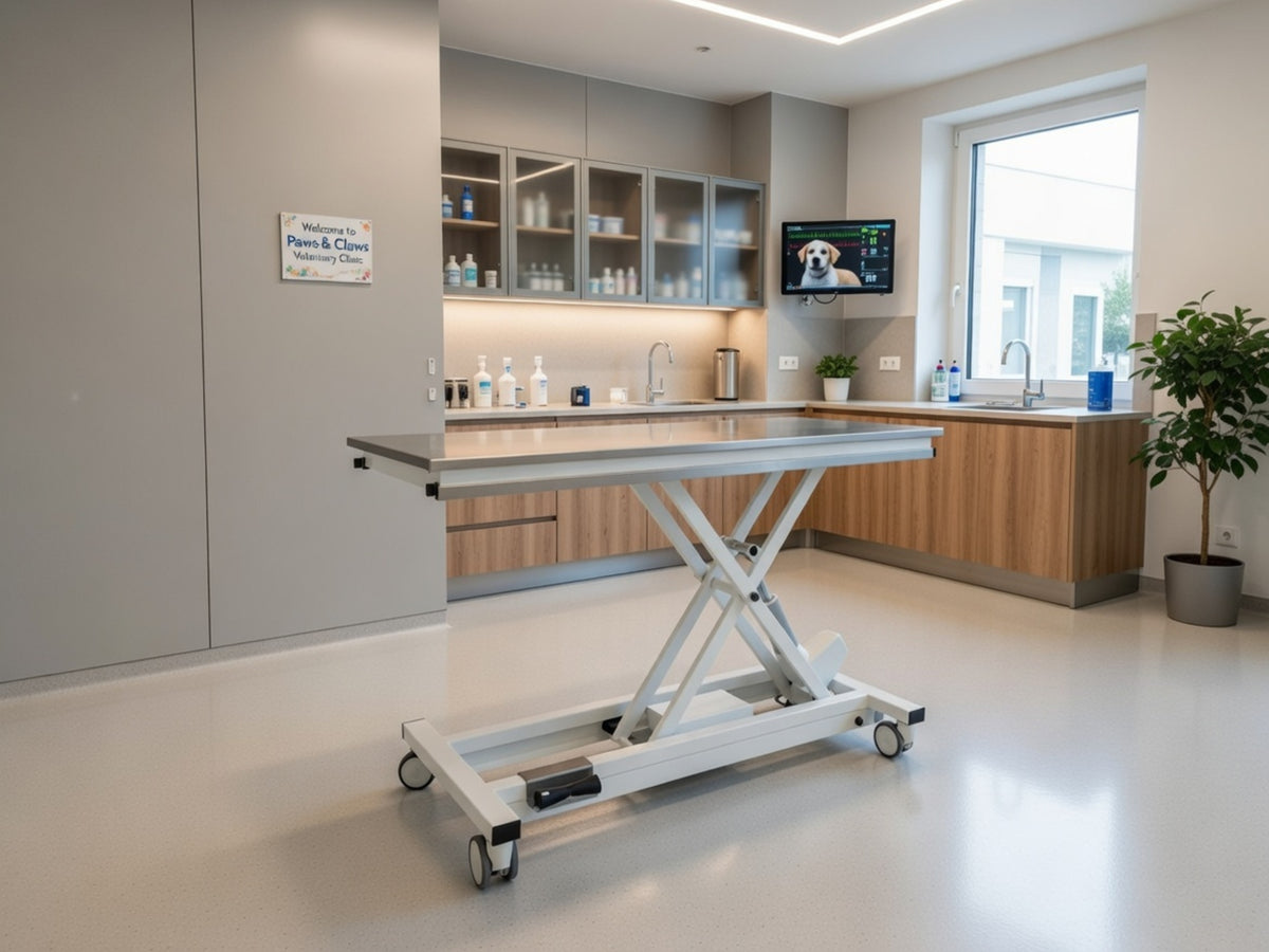 Apollo Veterinary X-Line Scissor Table