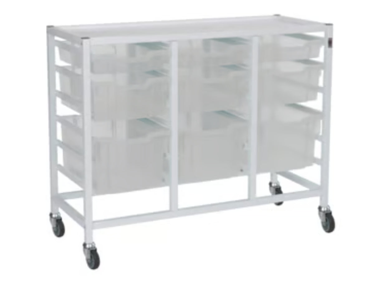 Gratnells Compact Trolley with 9 Trays