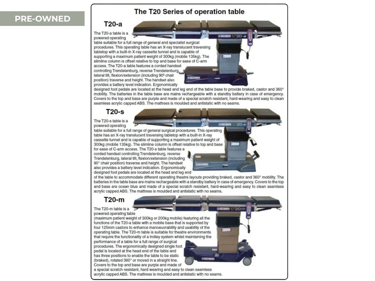 Eschmann T20 Operating Table