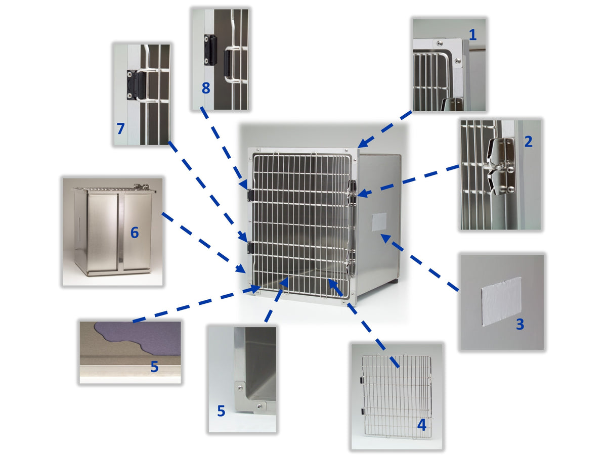 Shor-Line Stainless Steel Modular Kennels