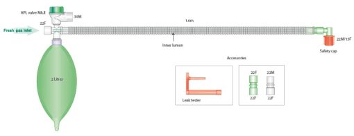 - 21150000 Bain Coaxial Anaesthetic Circuit